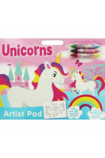 Mediadocs Publishing Unicorn Artist Pad Coloring Set
