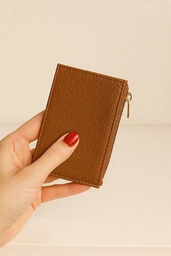 KızılkayaStore Crocodile Patterned Coffee Card Holder with Coin Compartment