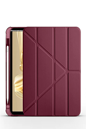 TEKNETSTORE Huawei Matepad Pro 12.2 Inch Case Folding Pen Compartment Silicone Stand Smart Cover with Sleep Mode