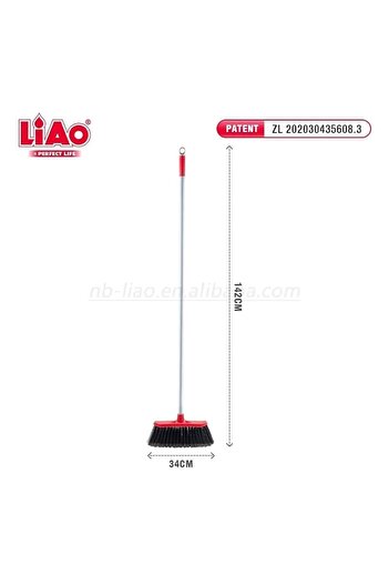 liao L20001 Anti-Dust Broom Pack of 6 – 9 cm Soft Bristles, Lightweight, Durable, Indoor Sweeping