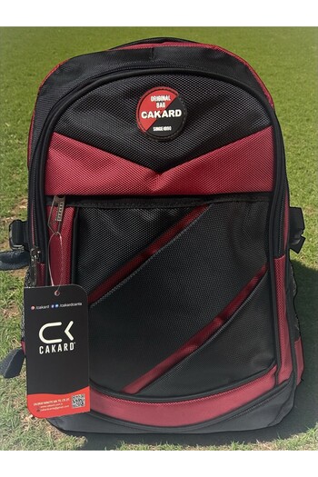 CAKARD Large Waterproof Thick Fabric Orthopedic Three-Compartment School Outing Travel Camping Backpack 32Cmx47Cm