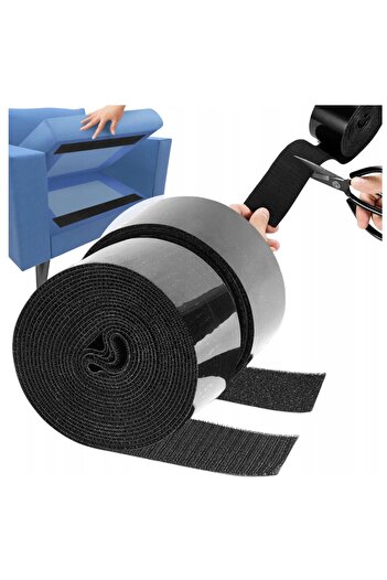 Other SELF-ADHESIVE VELCRO TAPE ROLL WITH ADHESIVE STRONG 50MM STRONG VELCRO FOR CUTTING