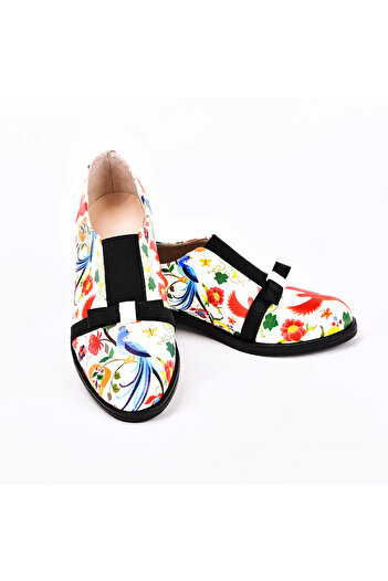 JustBow Printed Colorful Design Women's Shoes