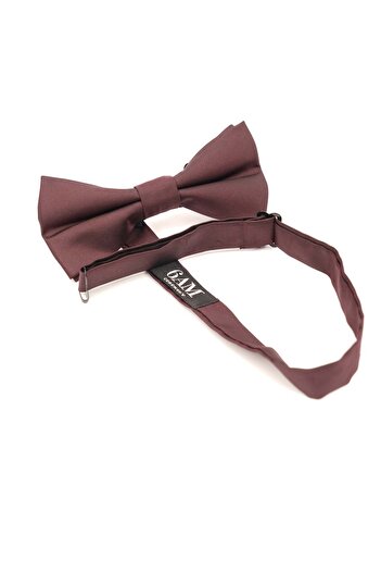 6AM Ceremony Dark burgundy silk bow tie – classic model