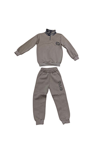 OEM Dunst children's set with short zip top and sports pants