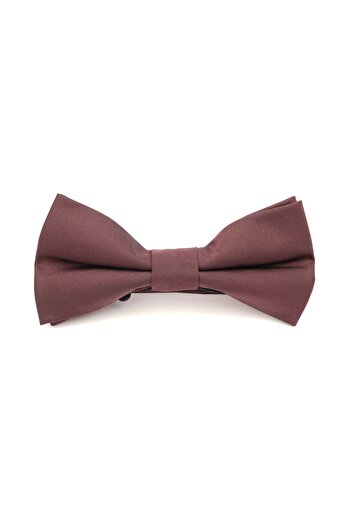 6AM Ceremony Dark burgundy silk bow tie – classic model