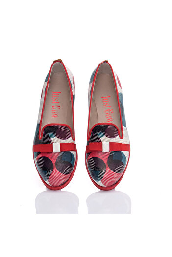 JustBow Printed Colorful Design Women's Shoes