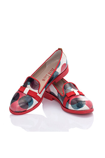 JustBow Printed Colorful Design Women's Shoes