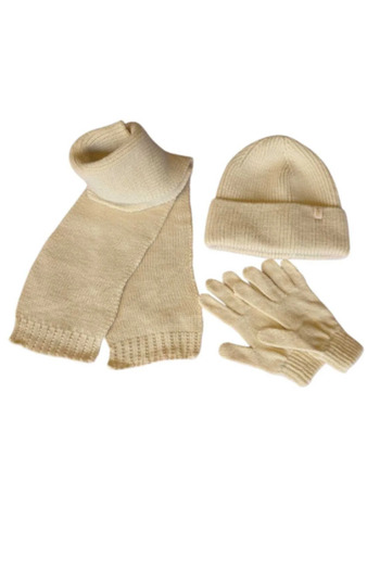 Benittokids Kitti 4-8 Years Old Unisex Children's Scarf Beanie Gloves 3-Piece Set