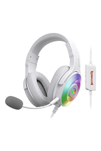 REDRAGON سماعة الألعاب السلكية H350 Pandora RGB - مشغلات 50 مم، ميكروفون قابل للفصل
