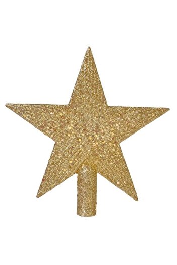 ANTBRO Christmas Tree Topper Golden Star, 22 cm