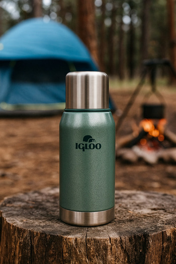 IGLOO Legend Classic Thermos Green 750ml 30 Hours Hot/30 Hours Cold Storage