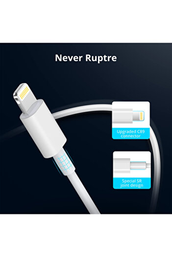 sopy USB-C to Lightning Cable 1 Meter | Fast Charging & Data Transfer Cord for iPhone