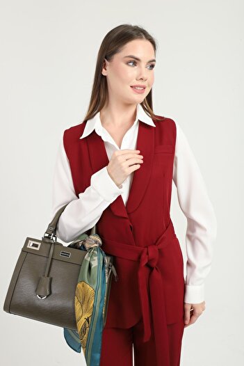 Silver Polo Silver & Polo Khaki Sp1174 Women's Handbag