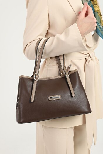 Silver Polo Silver & Polo Brown - Mink Sp1252 Women's Handbag