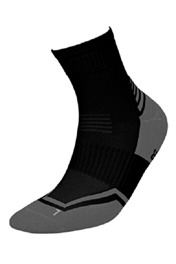 InMove Runner Silver running socks with silver ions, black-gray, 44-46