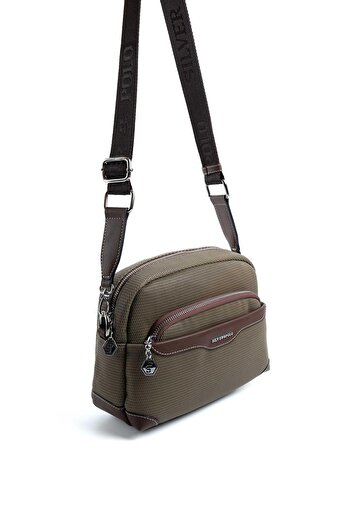 Silver Polo Silver & Polo L.Haki - Brown Sp1201 Women's Crossbody Bag