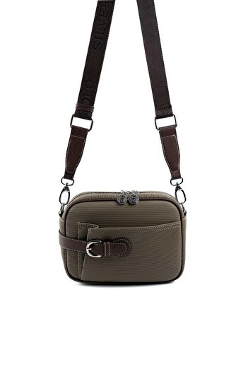 Silver Polo Silver & Polo L.Haki - Brown Sp1256 Women's Crossbody Bag