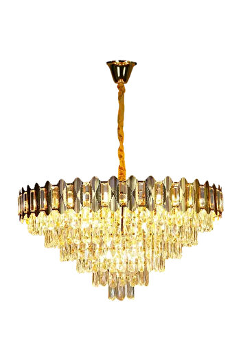 HAMER Luxury Crystal Chandelier, Modern Gold Chandelier, 80cm