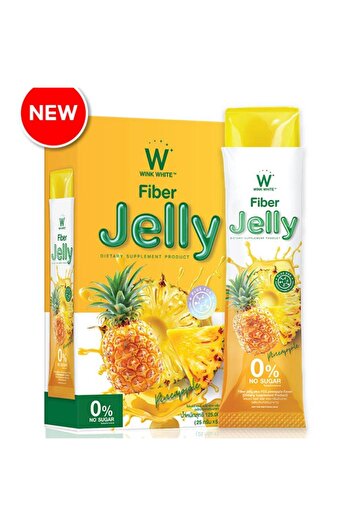 Wink White Pineapple Fiber Jelly - 5 Pieces