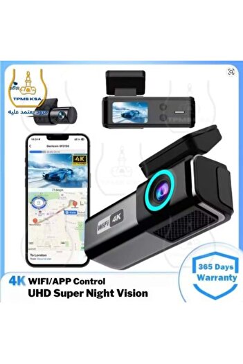 QTY 4K Wi-Fi Dash Cam with Internal Screen