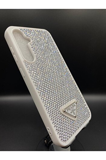 BotCase Samsung Galaxy S24Fe Compatible Prda Stone Lux Glitter Shiny Silicone Case