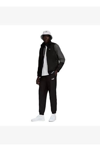 Puma Woven Colorblock Tracksuit Siyah Erkek Eşofman Takımı 688173-01