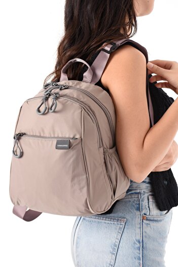 RKY SERENITY Water Resistant Parachute Fabric Daily Use Backpack with 4 Compartments and Tablet Compartment
