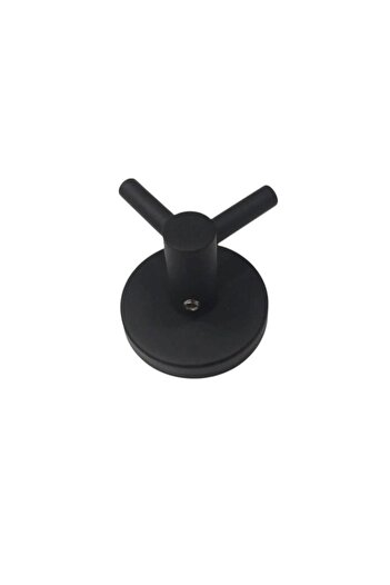 Zethome Robe Hook Black V Robe Hook Stainless Steel Wall Mounted 4-Piece Bathroom Towel Rack Set