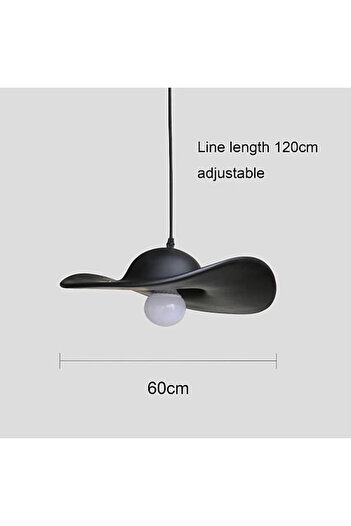HAMER Modern black single chandelier E27*1L diameter 60 cm