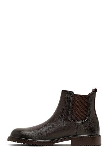 Derimod Men's Brown Leather Chelsea Boots 25Wfd6020Ft