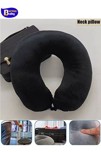Generic U-shaped neck pillow is specially designed to provide comfort while traveling or relaxing. It is extremely soft.