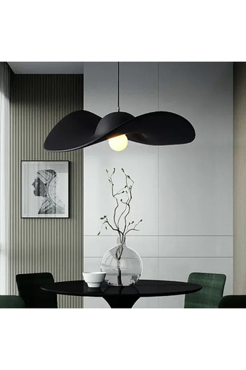 HAMER Modern black single chandelier E27*1L diameter 60 cm