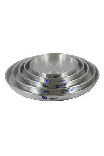 Generic Set of 5 high-quality Egyptian aluminum pizza trays