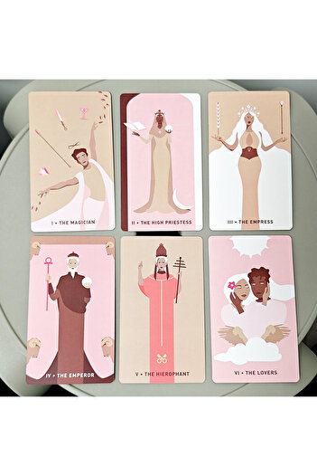 Choice Gentle Heart Tarot 10.3*6cm 78 Pcs Pink Cards Bring To The Surface The Truths That You Subconscio...