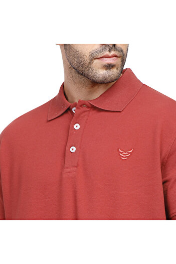COUP Men Poloshirt With Short Sleeves - Oxide