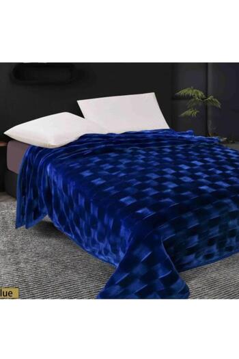 ALBAGSHI High Crest Plain Double Blanket