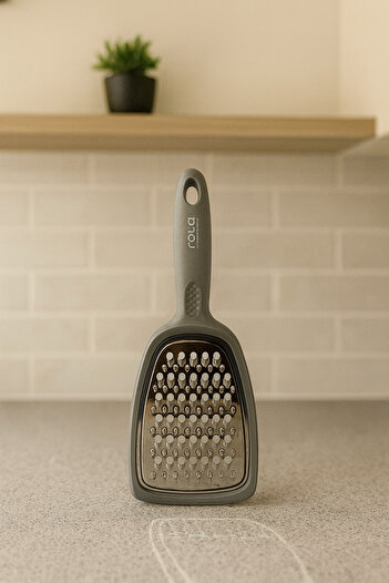 MEYA PİNE Chef's 4-Piece Set: Grater + Pizza Cutter + Flat Peeler + Thin Slicer