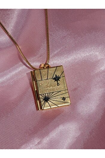 Reorah Collection Dear Book Necklace Steel