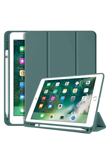 Generic SmartGrist iPad 9.7" (2018/2017) Case, 6th/5th Gen, Pencil Holder, Auto Wake/Sleep Folio Stand