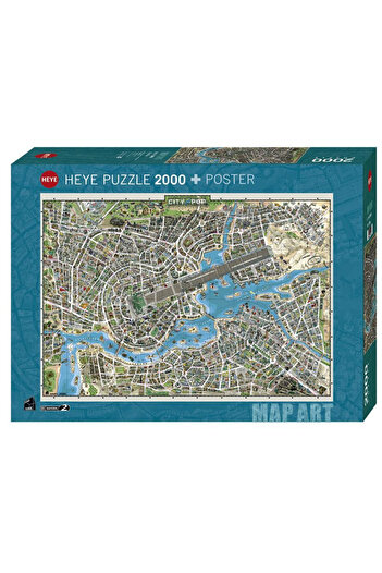Heye Puzzle 2000 pieces City of Pop 29844