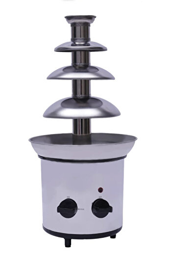 Amir 4-tier chocolate fondue fountain made of stainless steel