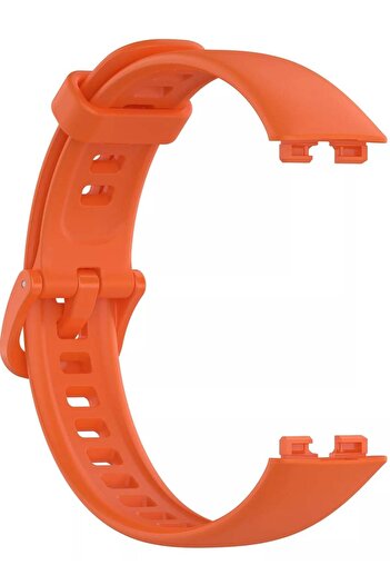 Generic Silicone Strap for Huawei Band 9 & Band 8 - Orange