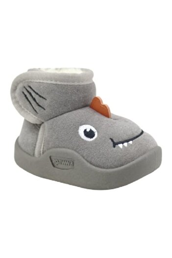 MASHASHOP Children's boots, Apawwa C5500R, Dino model, flexible sole, grey, size 20
