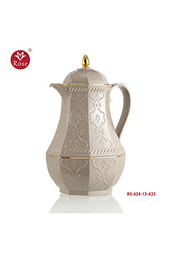 Rose ترامس شاي روز624 بنقشة كلاسيكية (1300) مم