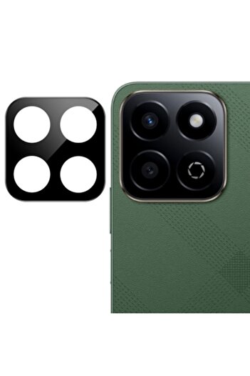 Juls Camera Protector Film for Honor 200 Smart/X7c, M89, Tempered Glass, Black