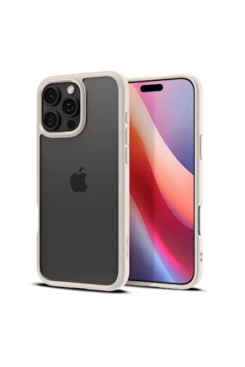 Spigen Ultra Hybrid H66 Silicone Case for iPhone 16 Pro Max - Titanium