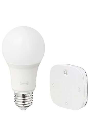 IKEA Remote Control Set, Smart Wireless Dimmable/Colour And White Spectrum, E27