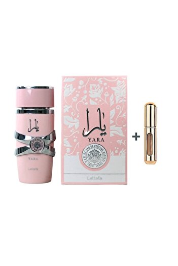 lattafa Yara Eau de Parfum, Women, 100 ml with 5 ml Refillable Kit