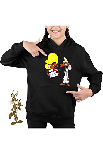OEM Kids Girls' Speedy Gonzales Slowpoke Rodriguez Hoodie